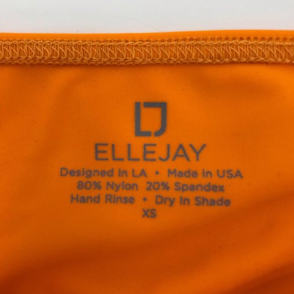 NWT Ellejay Womens Lauren Neon Color Block Bandeau Bikini Size XS - Picture 5 of 6